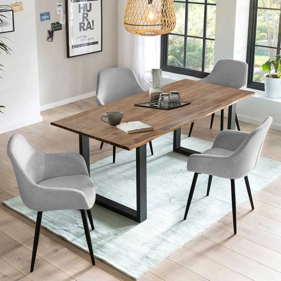 Wohnen Esstischgruppe im Modernen Wohnstil - Nikoba (fünfteilig)