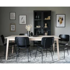 Esstischgruppe im Skandinavischen Stil - Pessoa I (siebenteilig)^Wohnen Clearance