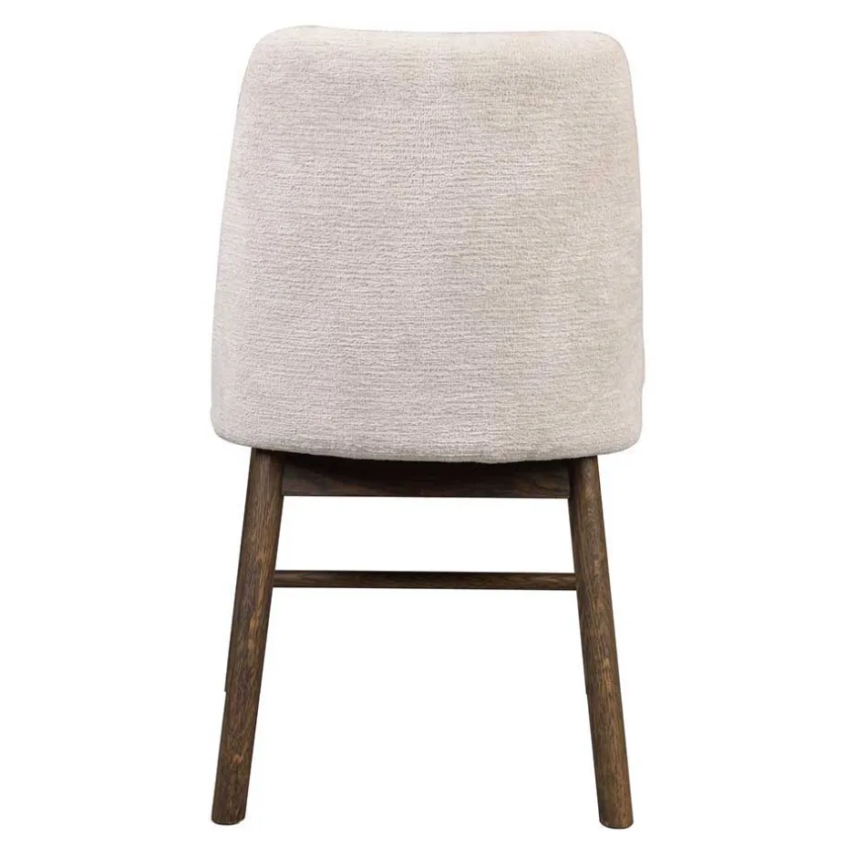 Wohnen Esstischgruppe in Eiche Dunkel & Beige - Relencia (siebenteilig)