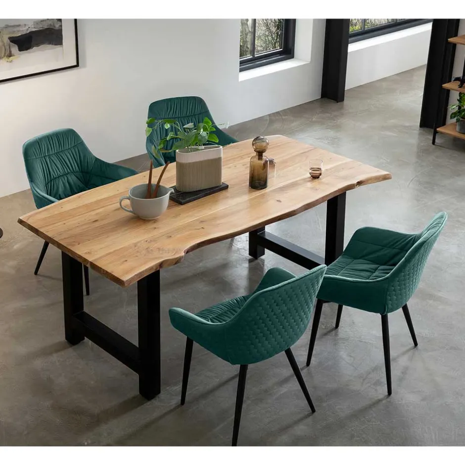 Wohnen Esstischgruppe Set - Paleara (fünfteilig)