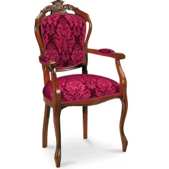 Wohnen Esstischstuhl mit Armlehnen im Barockstil - Vennezo
