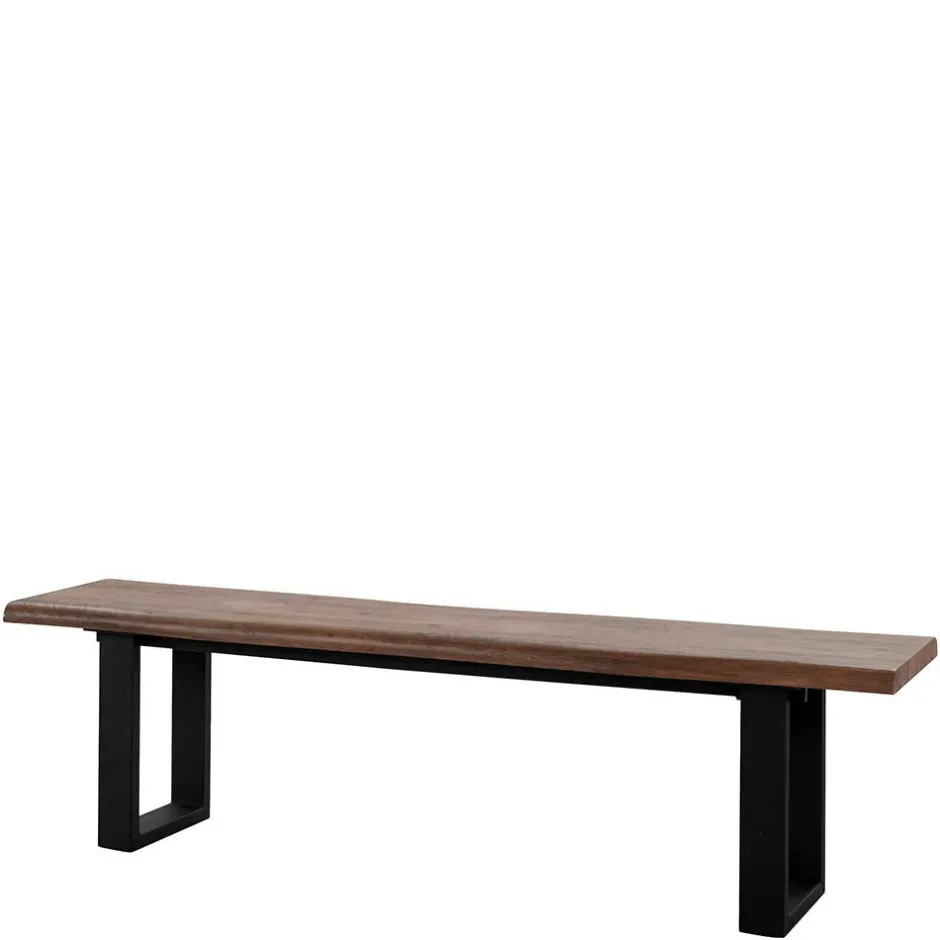 Esszimmer Bank in Holzoptik & Schwarz - Kwin^Wohnen Clearance
