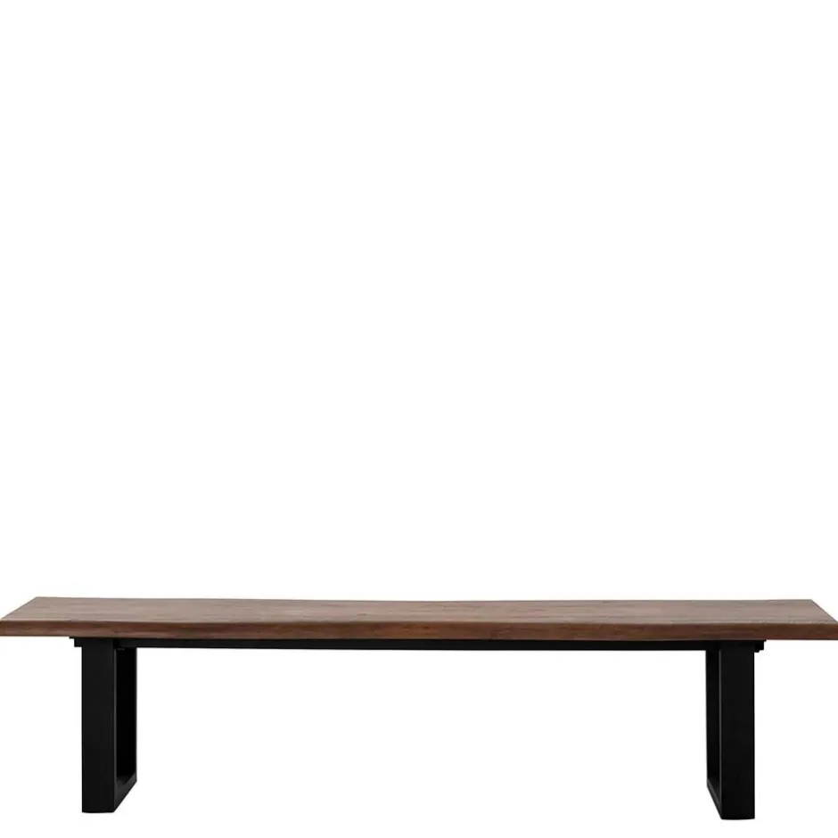 Esszimmer Bank in Holzoptik & Schwarz - Kwin^Wohnen Clearance