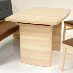 Wohnen Esszimmer Bankgruppe Vanillin in Esche Dekor (vierteilig)