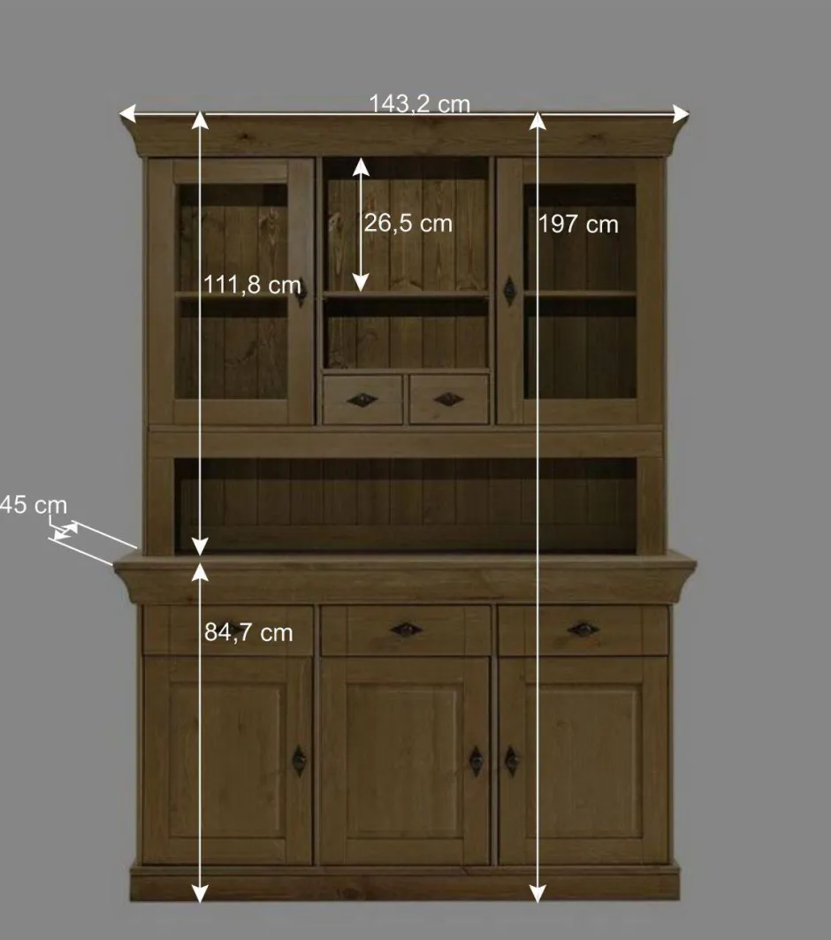 Esszimmer Buffet Mirandesca aus Kiefer teilmassiv^Wohnen Best
