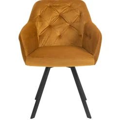 Wohnen Esszimmer Drehstuhl mit Armlehnen - Delamaro