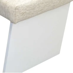 Wohnen Esszimmer Eckbank in Beigegrau und Weiß - Montuna