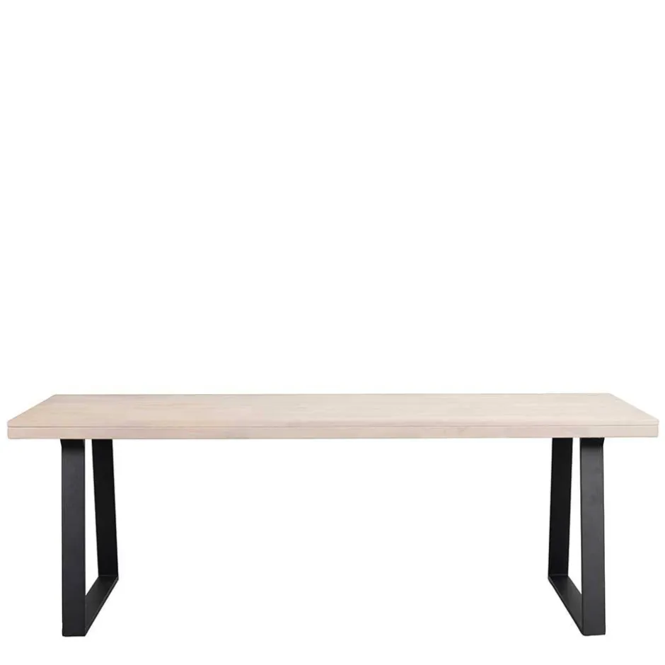 Wohnen Esszimmer Esstisch aus White Wash Eiche - Ledicatos