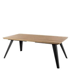 Esszimmer Esstisch in Eiche & Schwarz - Yolfa^Wohnen