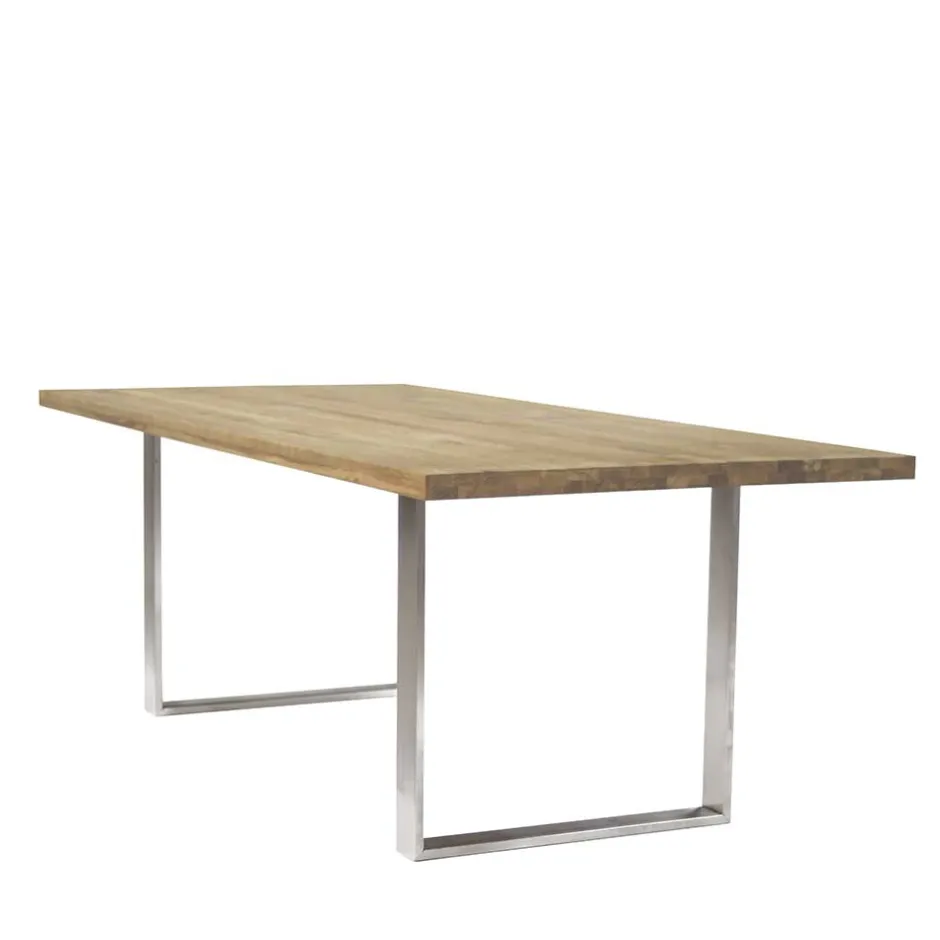 Esszimmer Esstisch in Eiche Bianco Holz - Merida^Wohnen Discount