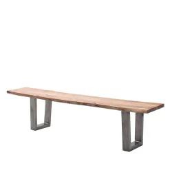 Wohnen Esszimmer Esstischbank mit Baumkanten - Onan