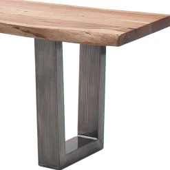 Wohnen Esszimmer Esstischbank mit Baumkanten - Onan