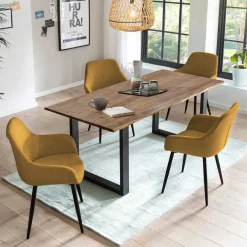 Wohnen Esszimmer Gruppe in modernem Design - Tegal (fünfteilig)