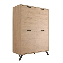 Wohnen Esszimmer Highboard Rodonda im Retro Style