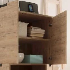 Wohnen Esszimmer Highboard Rodonda im Retro Style