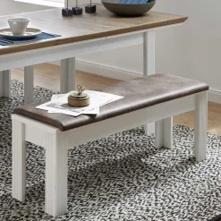 Esszimmer Landhausbank mit Polsterauflage - Sinolita^Wohnen Hot