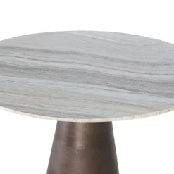 Wohnen Esszimmer Marmortisch in Weiß Grau - Oscinion