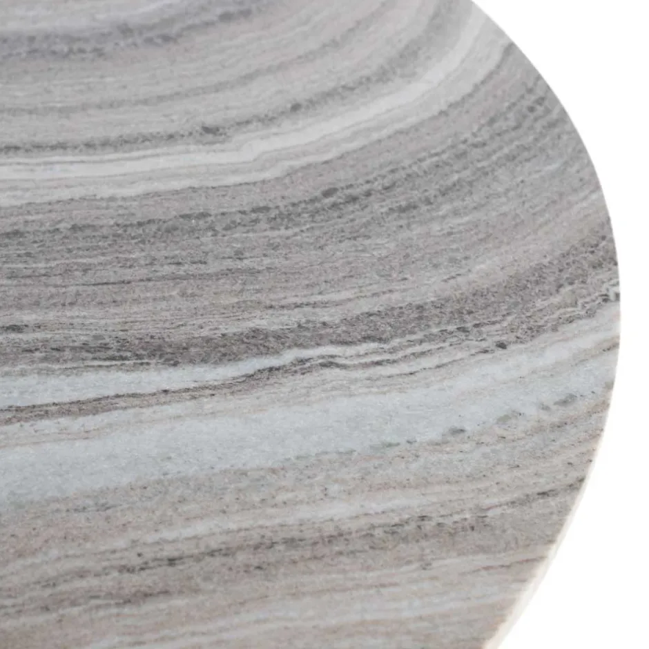 Wohnen Esszimmer Marmortisch in Weiß Grau - Oscinion