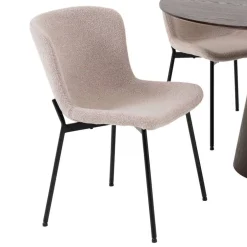 Wohnen Esszimmer Möbelset mit rundem Tisch - Crystono (fünfteilig)