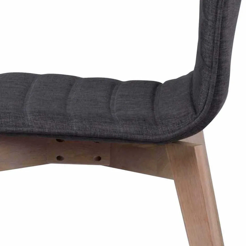 Wohnen Esszimmer 4-Personen Gruppe White Wash - Dioca (fünfteilig)