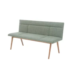 Wohnen Esszimmer Polsterbank in Grün & Eiche - Pusadon