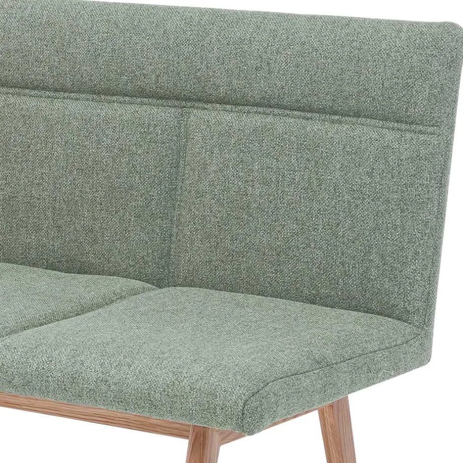 Wohnen Esszimmer Polsterbank in Grün & Eiche - Pusadon