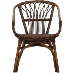 Esszimmer Rattanstuhl in Braun - Longford (2er Set)^Wohnen Sale