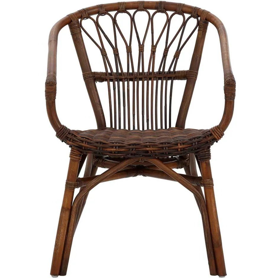 Esszimmer Rattanstuhl in Braun - Longford (2er Set)^Wohnen Sale