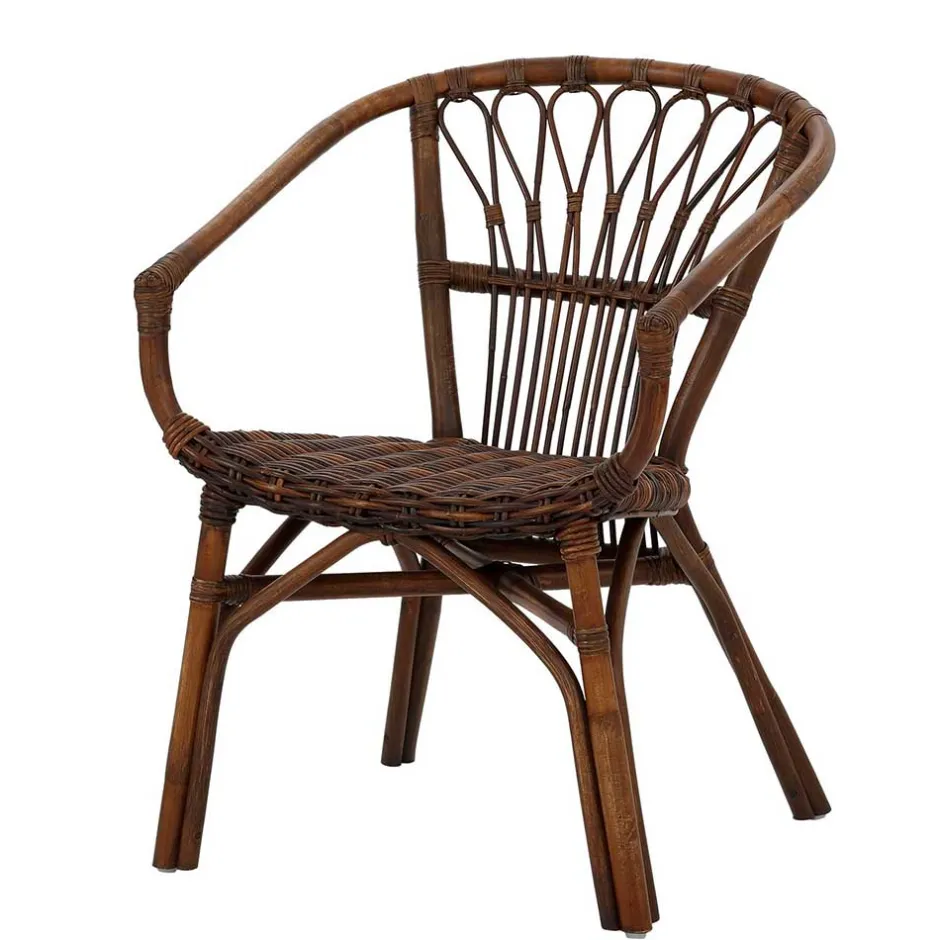 Esszimmer Rattanstuhl in Braun - Longford (2er Set)^Wohnen Sale