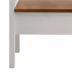 Wohnen Esszimmer Sitzbank Barlad in Weiß Kiefer massiv