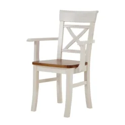 Wohnen Esszimmer Sitzecke Barlad in Weiß Bernstein (vierteilig)