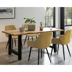 Esszimmer Sitzgruppe modern - Myall (fünfteilig)^Wohnen Discount