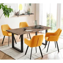 Wohnen Esszimmer Sitzgruppe Set - Hemorian (fünfteilig)