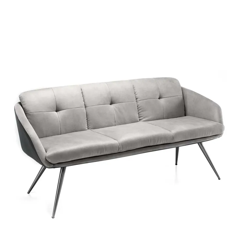 Wohnen Esszimmer Sofa Casalin in Hellgrau 180cm breit