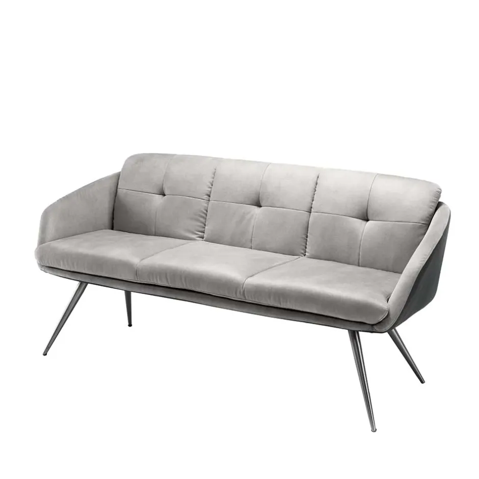 Wohnen Esszimmer Sofa Casalin in Hellgrau 180cm breit