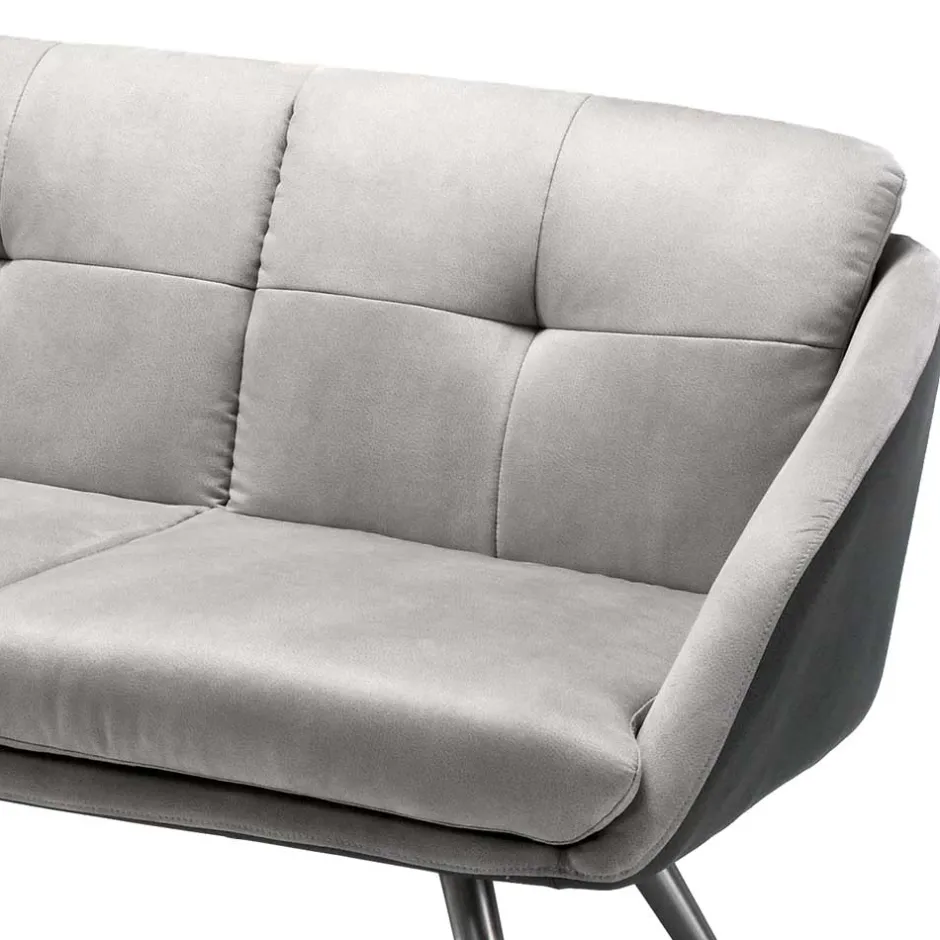 Wohnen Esszimmer Sofa Casalin in Hellgrau 180cm breit