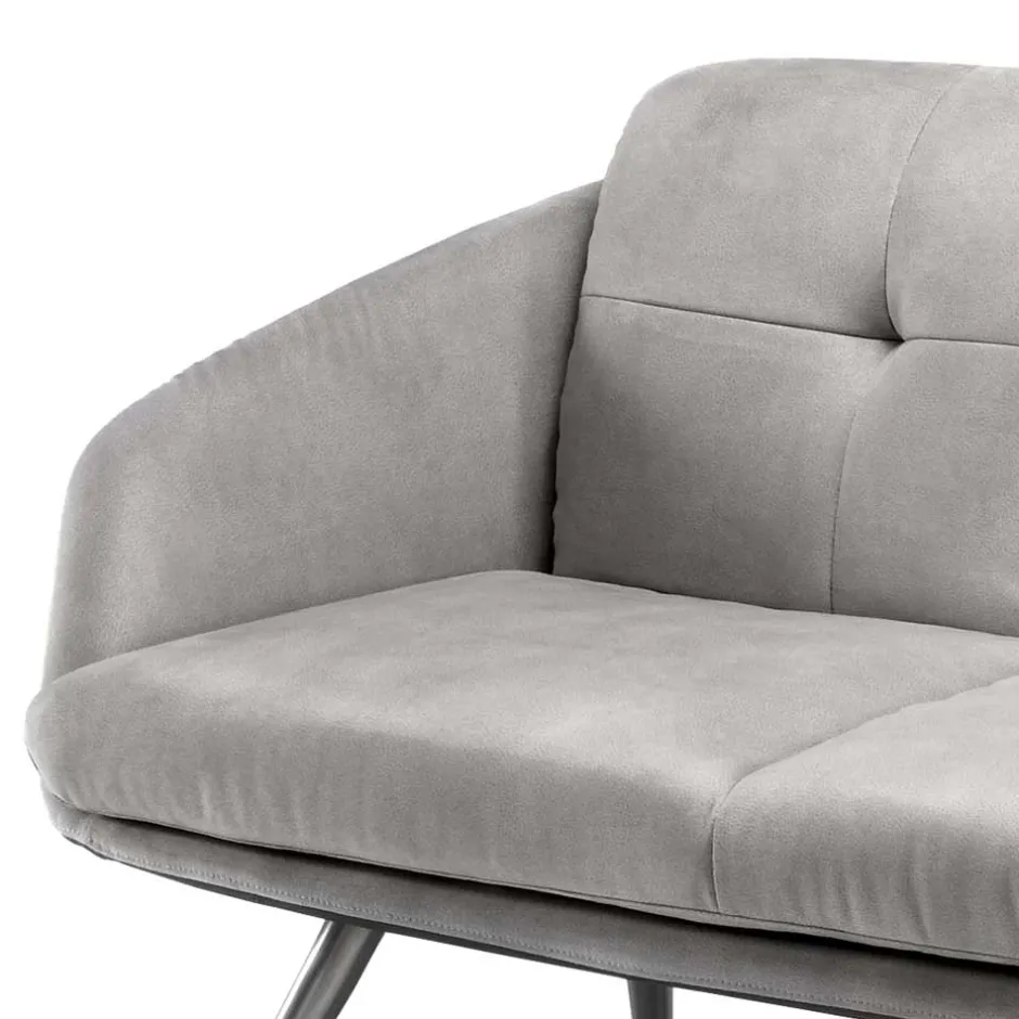 Wohnen Esszimmer Sofa Casalin in Hellgrau 180cm breit