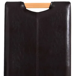 Wohnen Esszimmer Stühle in Dunkelbraun & Natur - Selectra (2er Set)