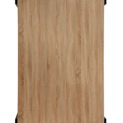 Wohnen Esszimmer Tisch in Holzoptik Eiche & Schwarz - Cigano