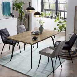 Wohnen Esszimmer Tischgruppe in modernem Design - Chiantro (fünfteilig)