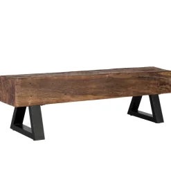 Wohnen Esszimmerbank aus Recyclingholz Balken - Evinele