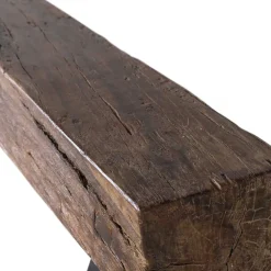 Wohnen Esszimmerbank aus Recyclingholz Balken - Evinele