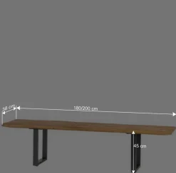 Esszimmerbank aus Recyclingholz Mango - Acira^Wohnen Hot