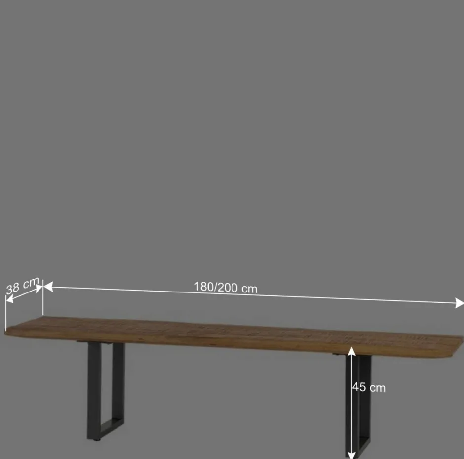 Esszimmerbank aus Recyclingholz Mango - Acira^Wohnen Hot