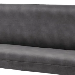 Wohnen Esszimmerbank in Dunkelgrau Microfaser - Aturin