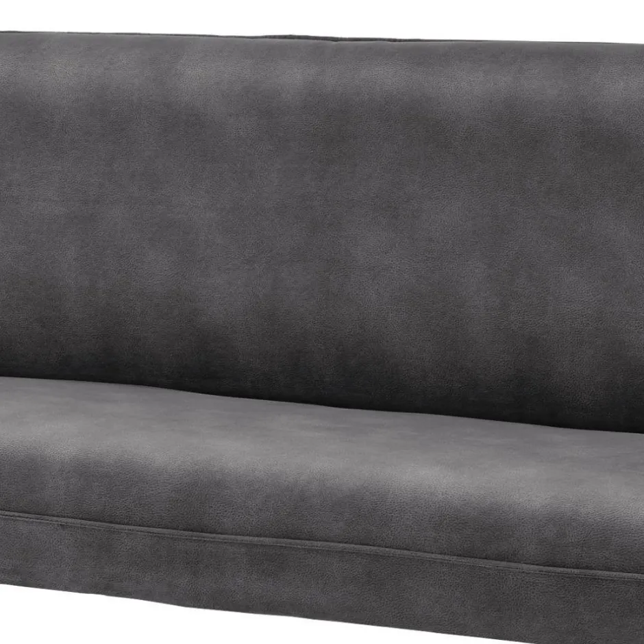 Wohnen Esszimmerbank in Dunkelgrau Microfaser - Aturin