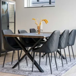 Esszimmergarnitur im Industry und Loft Stil - Ninjos (siebenteilig)^Wohnen Online