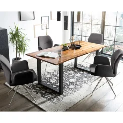 Esszimmergruppe mit vier Stühlen - Tresrin (fünfteilig)^Wohnen Clearance