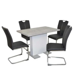 Esszimmerkombination mit Säulentisch - Bahirah (fünfteilig)^Wohnen New