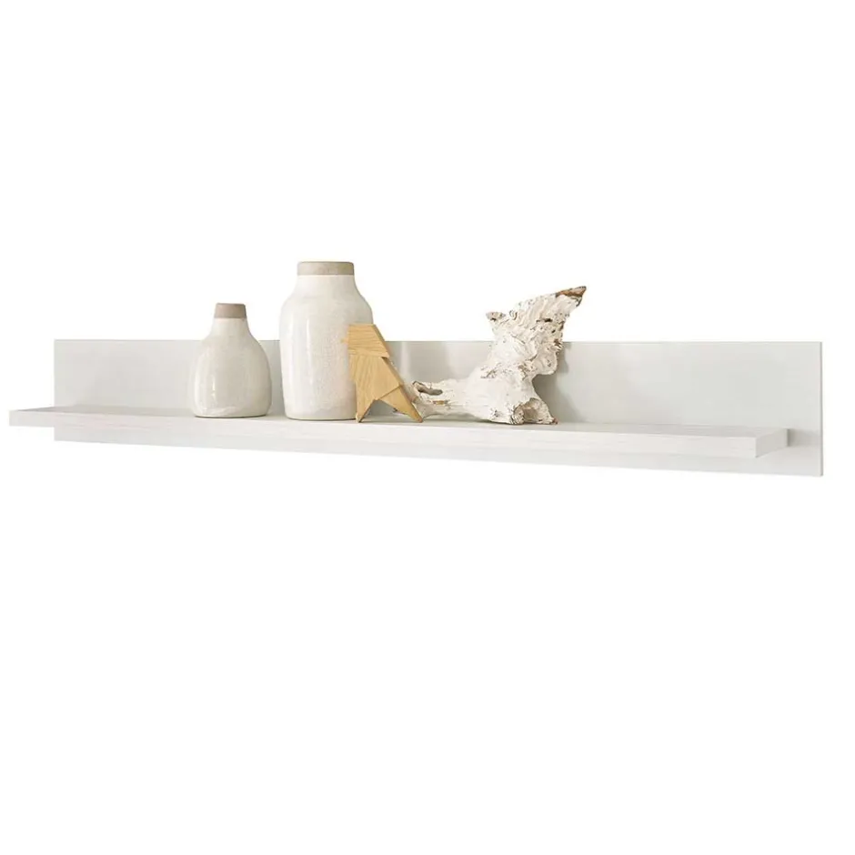 Wohnen Esszimmermöbel Kombi in weißer Holzoptik Pinie - Liancos (vierteilig)